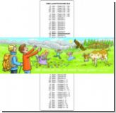 NEU! 2023 Lesezeichen mit Bibelleseprogramm comic (Deutsch)